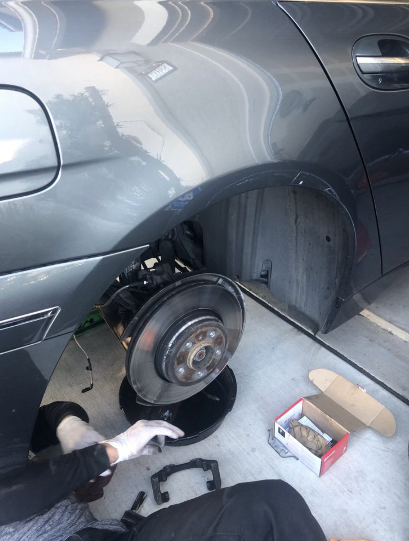this image shows brake service in West Palm Beach, FL
